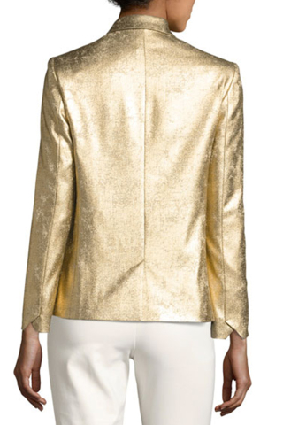 Zadig&Voltaire Golden viscose jacket Gold