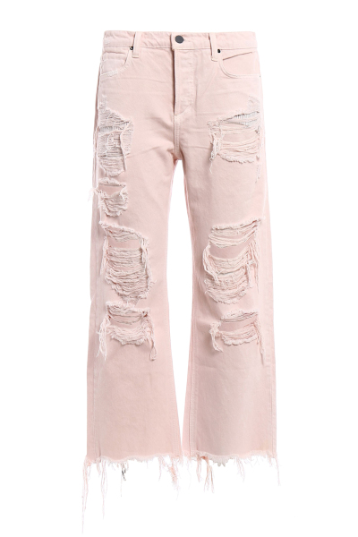 Image of Alexander Wang Pink cropped jeans