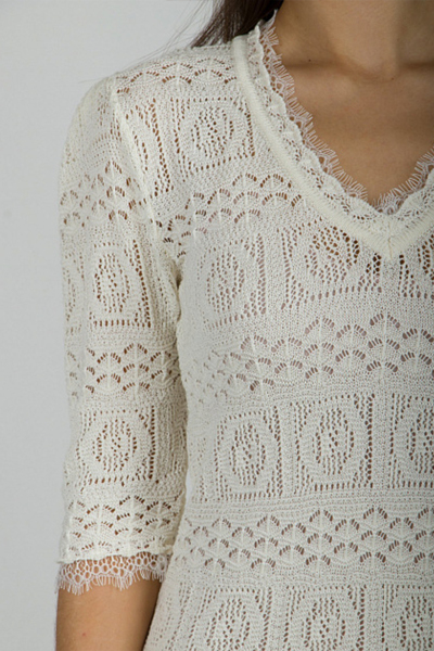 Image 5 of Blumarine Milk knit dress