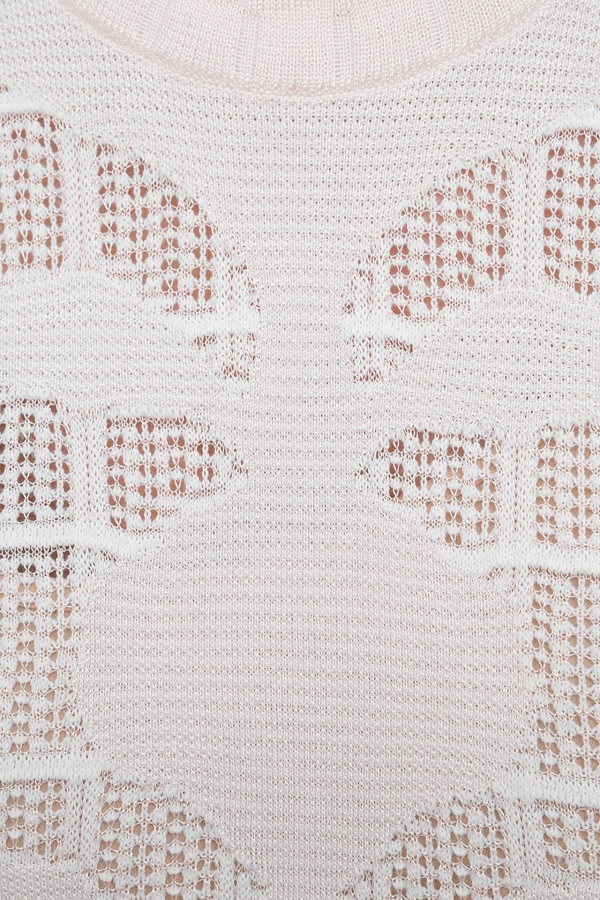 Chloé White patterned knit dress White