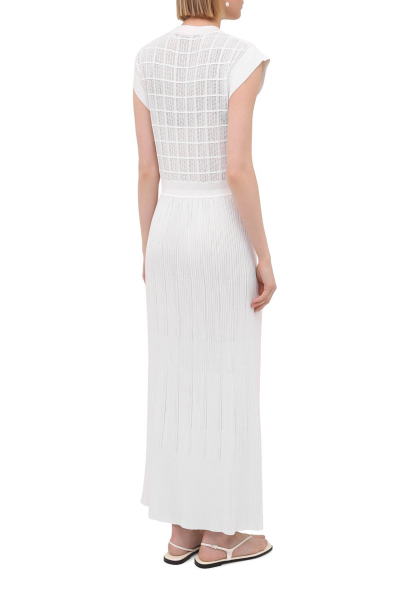 Image 4 of Chloé White patterned knit dress