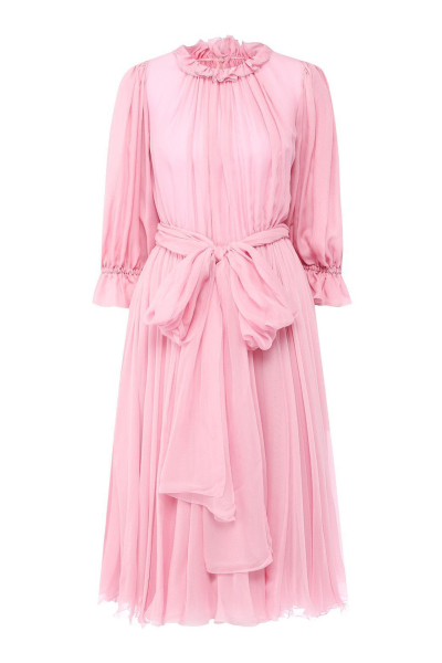 Image of Dolce & Gabbana Pink dress with a belt