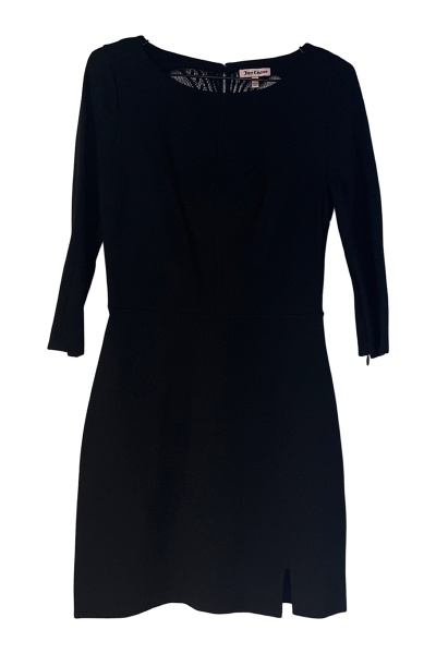 Image of Juicy Couture Black dress with lace insert