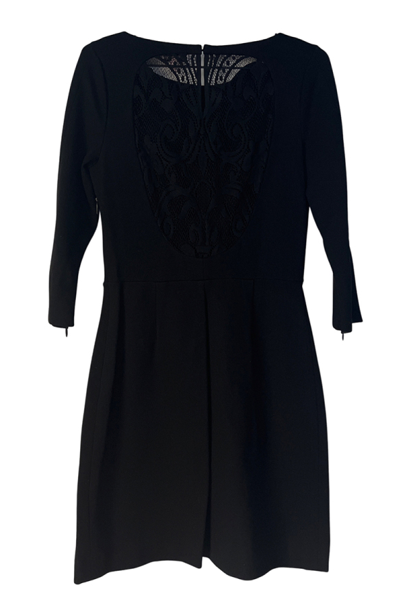 Juicy Couture Black dress with lace insert Black