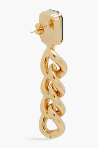 ROSANTICA Gold-tone crystal earrings Gold
