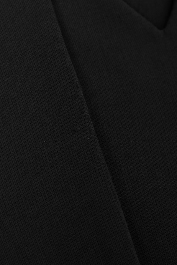 Coperni Black cropped belted woven jacket Black