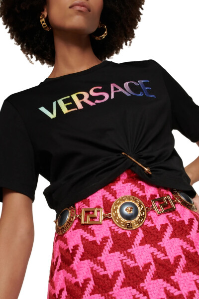 Image 2 of Versace Gold Greca Goddess chain belt