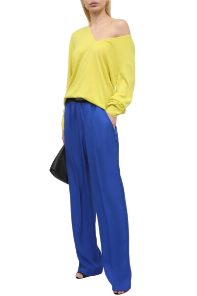Image 2 of Tom Ford Blue satin trousers