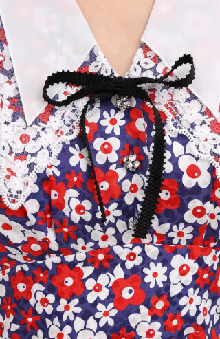 Miu Miu Multi-colored dress with floral print Multicolor