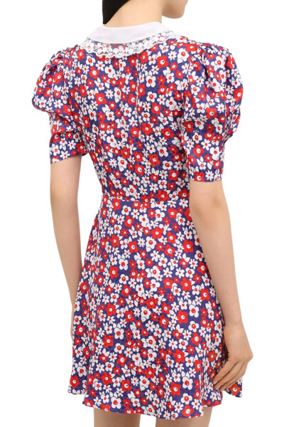 Image 4 of Miu Miu Multi-colored dress with floral print