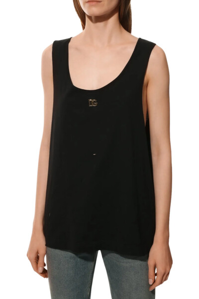 Image 3 of Dolce & Gabbana Black cotton top