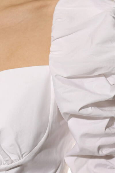 Image 5 of Carolina Herrera White cotton blouse with zipper