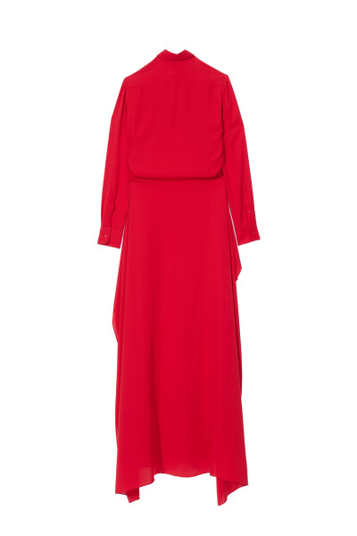 Image 2 of Ralph Lauren Red maxi dress