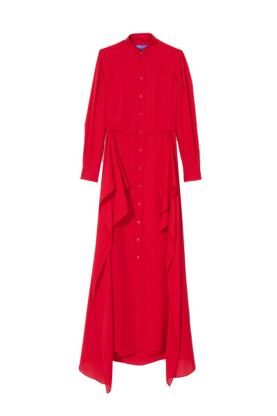 Image of Ralph Lauren Red maxi dress