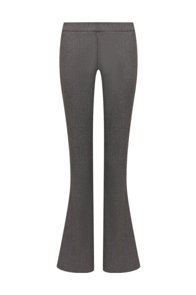Image of Balmain Grey Wool Trousers