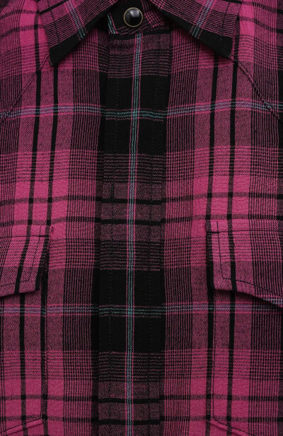 Image 5 of Saint Laurent Fuchsia Shirt made of viscose and linen