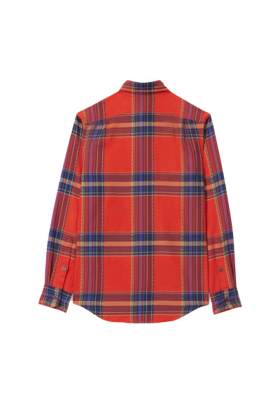 Image 2 of Ralph Lauren Red cotton checkered shirt