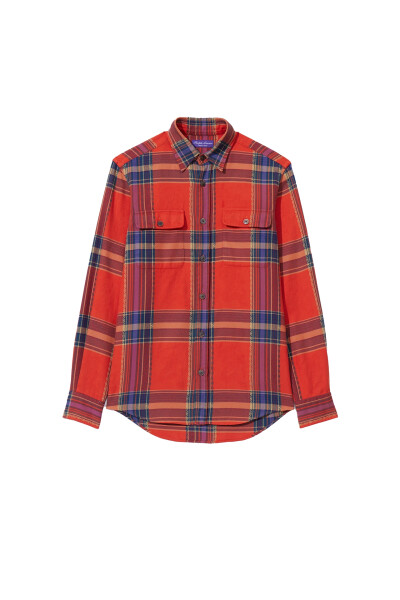 Image of Ralph Lauren Red cotton checkered shirt