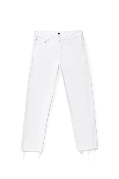 Image of Dior White cotton jeans