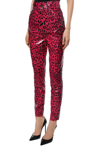 Image 3 of Dolce & Gabbana Fuchsia high-rise trousers