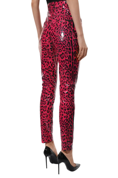 Image 4 of Dolce & Gabbana Fuchsia high-rise trousers