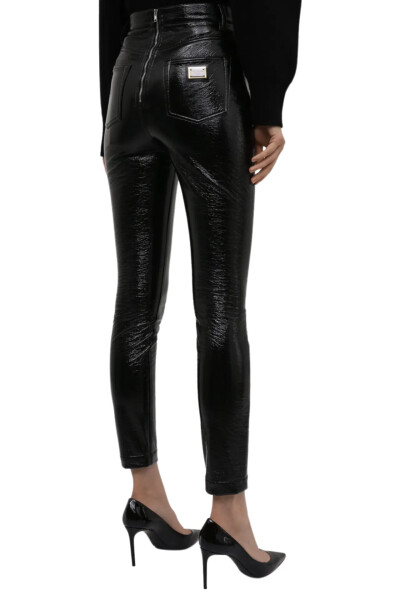 Image 4 of Dolce & Gabbana Black trousers with corset lacing