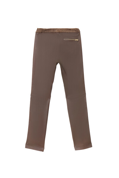 Image 2 of Louis Vuitton Khaki leather pants