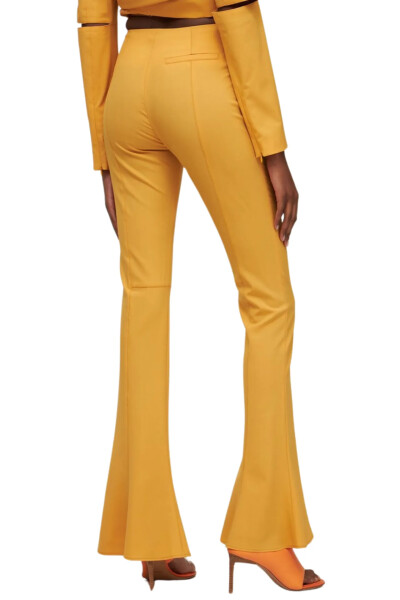 Image 5 of Jacquemus Orange Le Pantalon Tangelo wool flared pants