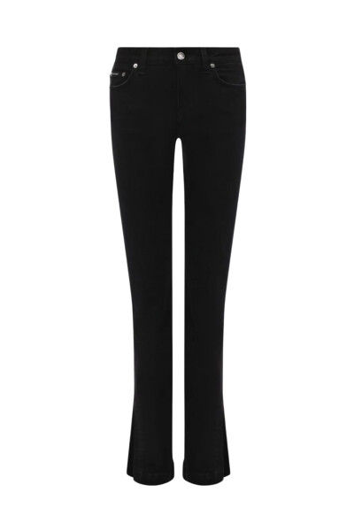 Image of Dolce & Gabbana Black jeans with sizes from the bottom