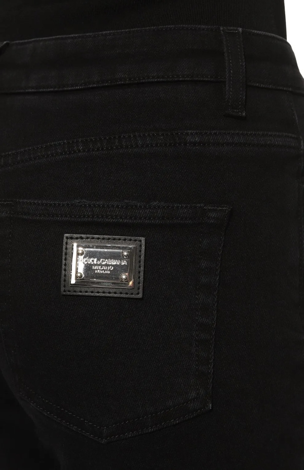 Dolce & Gabbana Black jeans with sizes from the bottom Black