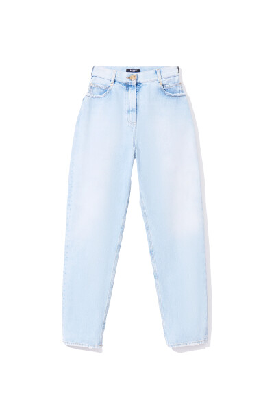 Image of Balmain Light blue jeans
