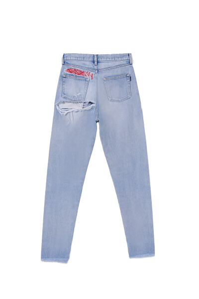Image 2 of Saint Laurent Straight cut blue jeans