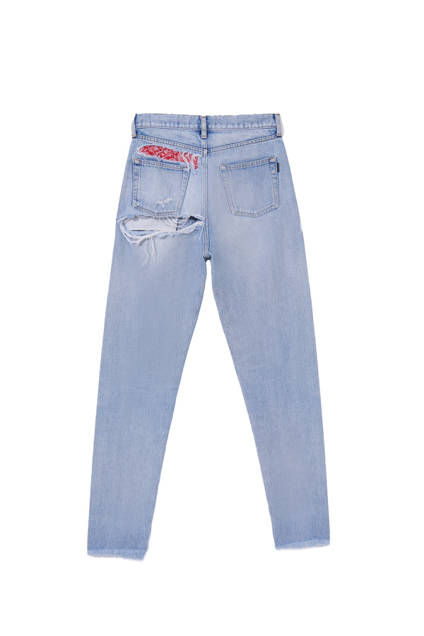 Saint Laurent Straight cut blue jeans Blue