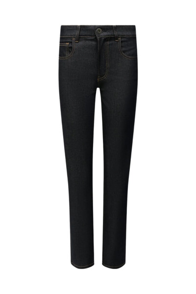 Image of Prada Dark blue straight-cut jeans