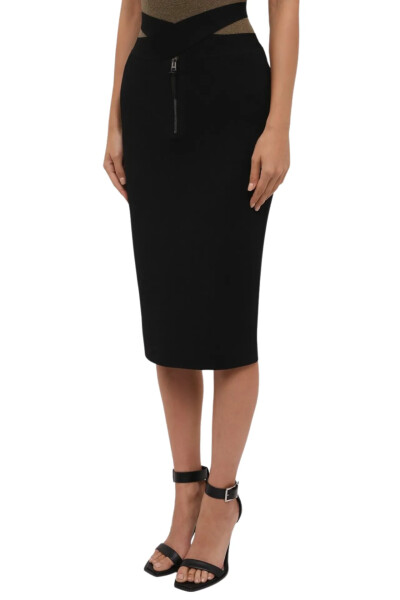 Image 3 of Tom Ford Black Viscose Skirt