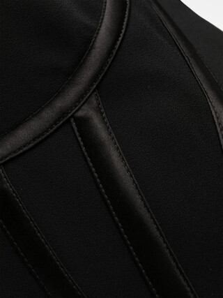 Versace Black dress with corset insert Black