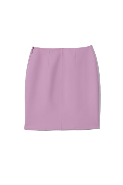 Image 2 of Ralph Lauren Pink cachmere mini skirt