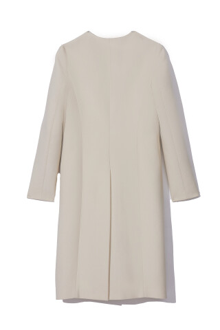Calvin Klein 205 W39 NYC Ivory cotton coat Beige