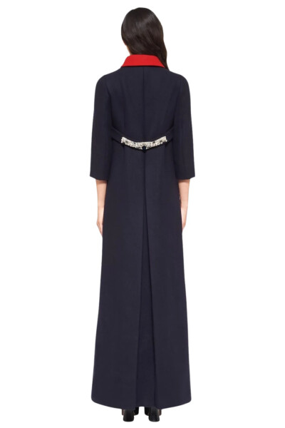Image 5 of Miu Miu Women Once Upon a Time cloth coat Midnight Blue