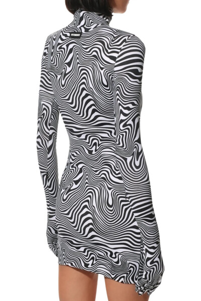 Image 3 of Vetements Black and white mini dress