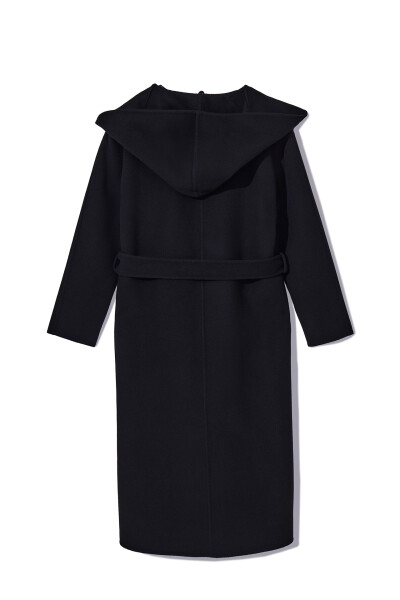 Image 2 of Tom Ford Black coat with removable lining and hood