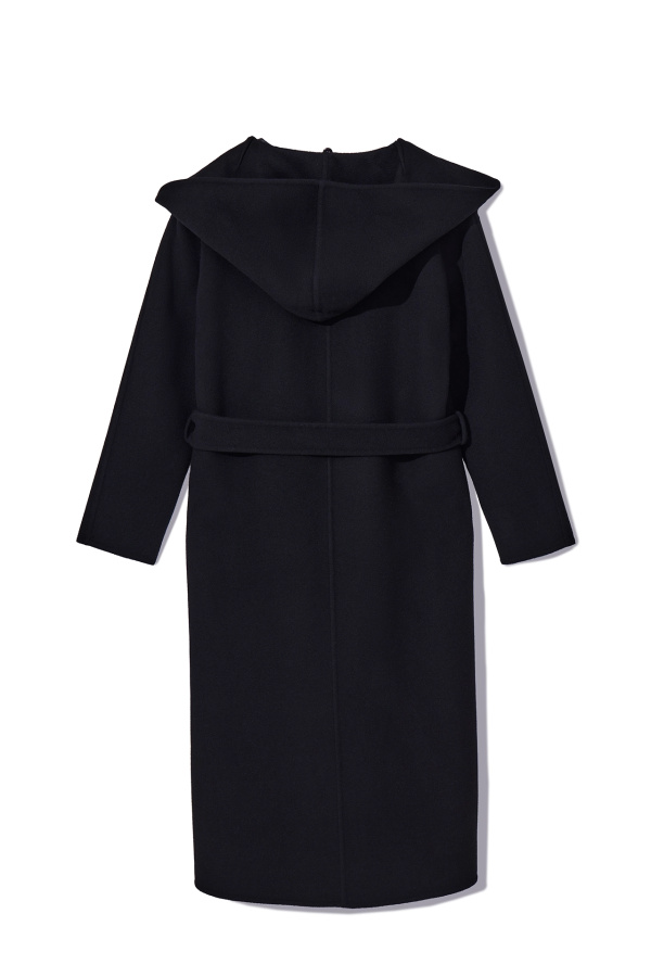 Tom Ford Black coat with removable lining and hood Black