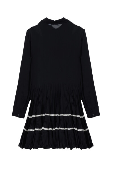 Image 2 of Dior Black dress with pleated skirt