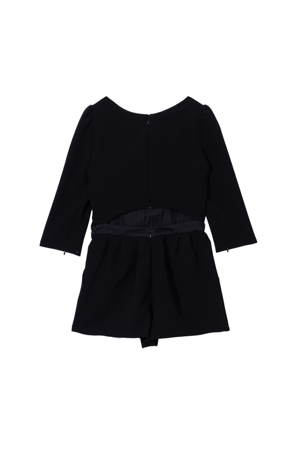 Delphine Manivet Black dress with a cutout on the back Black