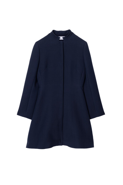 Image of Dior Blue fitted coat