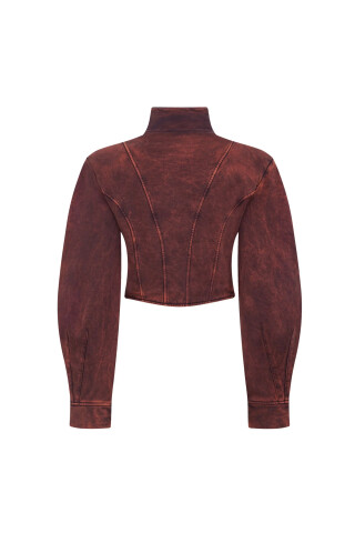 YASPIS Terracota footer tailored jacket Red
