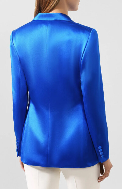 Image 4 of Ralph Lauren Electric blue satin jacket