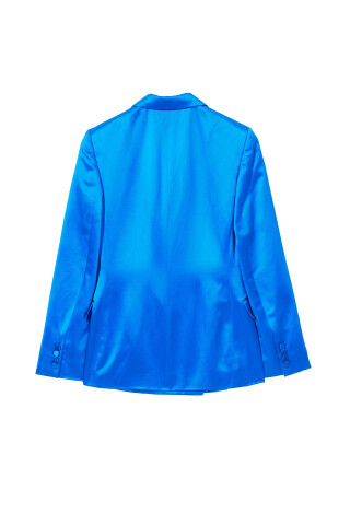 Ralph Lauren Electric blue satin jacket Blue