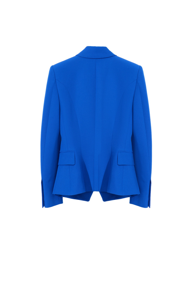 Balmain Electric blue wool jacket Blue