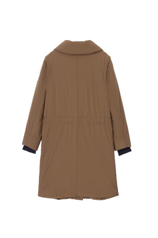 Louis Vuitton Khaki zip-up coat Khaki